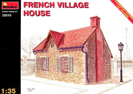 フランスの農家の家 プラモデル (ミニアート 1/35 ビルディング＆アクセサリー シリーズ No.35510) 商品画像