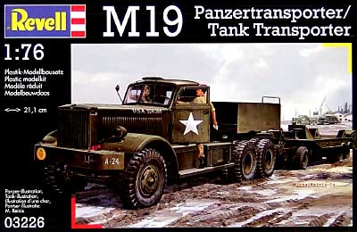 M19 タンクトランスポーター プラモデル (レベル 1/76 ミリタリー No.03226) 商品画像