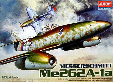 メッサーシュミット Me262A-1a プラモデル (アカデミー 1/72 Scale Aircrafts No.12410) 商品画像