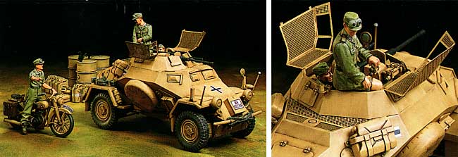 ドイツ 4輪装甲偵察車 Sd.Kfz.222 北アフリカ戦線 プラモデル (タミヤ 1/35 ミリタリーミニチュアシリーズ No.286) 商品画像_1