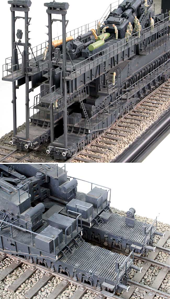 ドイツ軍 80cm列車砲 ドーラ プラモデル (SOAR ART 1/35 金属部隊（METAL TROOPS CREATION）) 商品画像_2