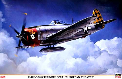 P-47D-30/40 サンダーボルト ヨーロッパ戦線 プラモデル (ハセガワ 1/32 飛行機 限定生産 No.08174) 商品画像