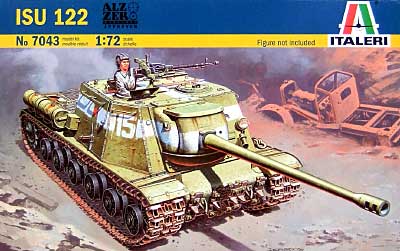 ISU-122 駆逐戦車 プラモデル (イタレリ 1/72 ミリタリーシリーズ No.7043) 商品画像