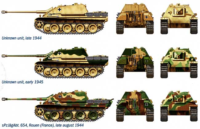 WW2 ドイツ軍 駆逐戦車 ヤークトパンター プラモデル (イタレリ 1/72 ミリタリーシリーズ No.7048) 商品画像_1