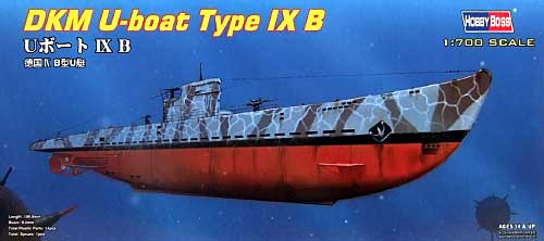 Uボート タイプ 9B プラモデル (ホビーボス 1/700 潜水艦モデル No.87006) 商品画像