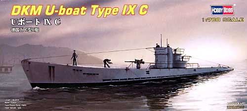 Uボート タイプ 9C プラモデル (ホビーボス 1/700 潜水艦モデル No.87007) 商品画像