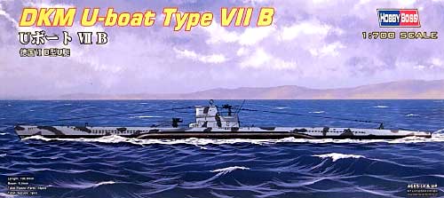 Uボート タイプ 7B プラモデル (ホビーボス 1/700 潜水艦モデル No.87008) 商品画像