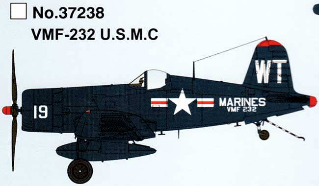 F4U-4 コルセア VMF-232 U.S.M.C 完成品 (イージーモデル 1/72 エアキット（塗装済完成品） No.37238) 商品画像_1