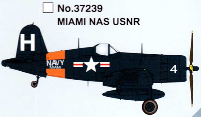 F4U-4 コルセア マイアミ NAS USNR 完成品 (イージーモデル 1/72 エアキット（塗装済完成品） No.37239) 商品画像_1