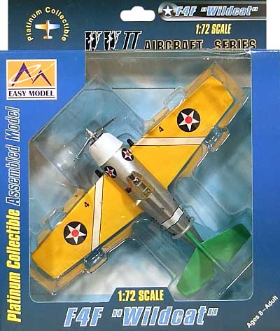 F4F ワイルドキャット VF-41 USS レンジャー アトランティック 1941 完成品 (イージーモデル 1/72 エアキット（塗装済完成品） No.37247) 商品画像