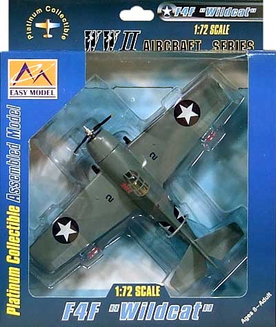 F4F ワイルドキャット VMF-223 USMC 1942 完成品 (イージーモデル 1/72 エアキット（塗装済完成品） No.37248) 商品画像