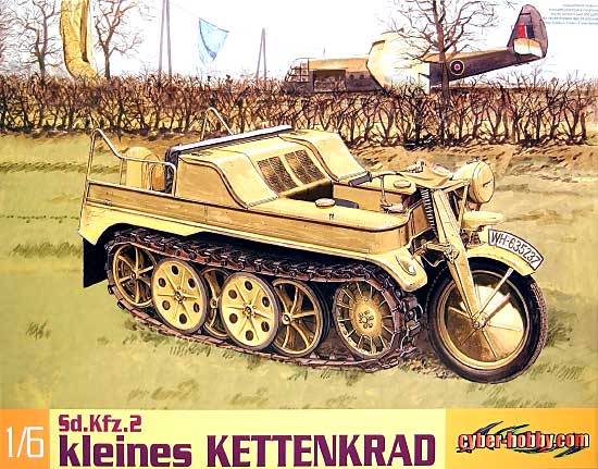 Sd.Kfz.2 ケッテンクラート プラモデル (サイバーホビー 1/6 AFVキット No.75001) 商品画像