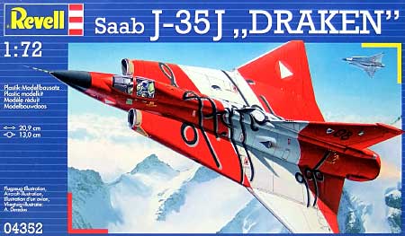 サ－ブJ-35J ドラケン プラモデル (レベル 1/72 飛行機 No.04352) 商品画像