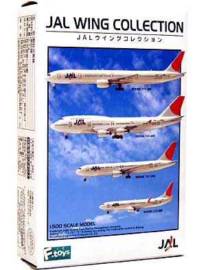 JAL ウイングコレクション プラモデル (エフトイズ・コンフェクト JAL ウイング コレクション No.001) 商品画像
