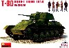 T-80 ソビエト軽戦車 フィギュア5体付き