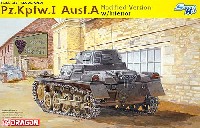 ドラゴン 1/35 '39-'45 Series ドイツ 1号戦車 Ausf.A 改修型 w/インテリア (Pz.Kpfw.1 Ausf.A）