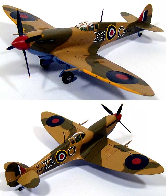 スピットファイヤ Mk9 RAF 145SQ 1943年 砂漠迷彩 ZX-0/EN355 完成品 (ウイッティ・ウイングス 1/72 スカイ ガーディアン シリーズ （レシプロ機） No.74300) 商品画像_1