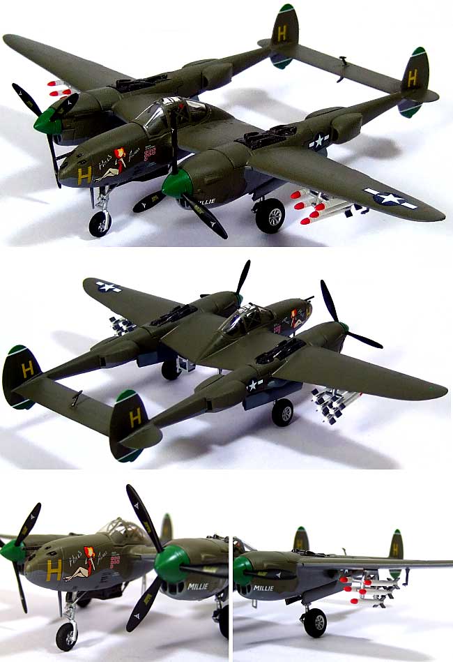 P-38 ライトニング アメリカ陸軍航空隊 HILLS ANGELS 80th FS 8th FG 完成品 (ウイッティ・ウイングス 1/72 スカイ ガーディアン シリーズ （レシプロ機） No.74303) 商品画像_1