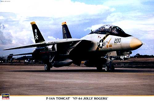 F-14A トムキャット VF-84 ジョリー ロジャース プラモデル (ハセガワ 1/48 飛行機 限定生産 No.09776) 商品画像
