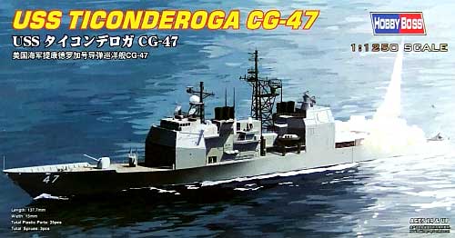 USS タイコンデロガ CG-47 プラモデル (ホビーボス 1/1250 艦船モデル No.82501) 商品画像