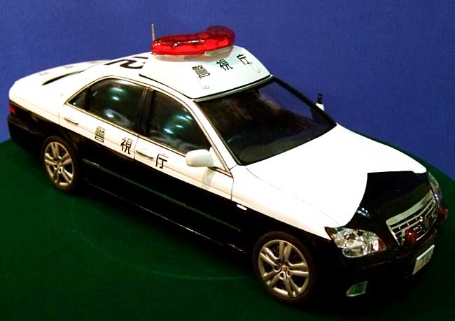 GRS180 クラウン パトロールカー 無線警ら車両 (ボディツートン塗装済） プラモデル (アオシマ 1/24 塗装済みパトロールカー シリーズ No.004) 商品画像_2