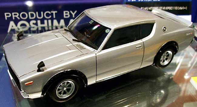 ケンメリ HT 2000 GT-R KPGC110 (シルバー） プラモデル (アオシマ 1/24 プリペイントモデル シリーズ No.011) 商品画像_1