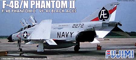 F-4B/N ファントム VF-41 ブラックエイセズ プラモデル (フジミ 1/72 Kシリーズ No.K-007) 商品画像