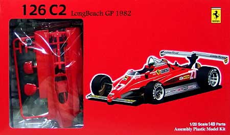 フェラーリ 126C2 ロングビーチ プラモデル (フジミ 1/20 GPシリーズ No.旧GP002) 商品画像