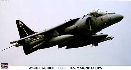 AV-8B ハリアー 2 プラス U.S.マリン コーア プラモデル (ハセガワ 1/48 飛行機 限定生産 No.09783) 商品画像