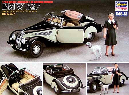 BMW 327 (女性&犬のフィギュア付） プラモデル (ハセガワ 1/48 エアクラフト イン アクション シリーズ No.X48-013) 商品画像