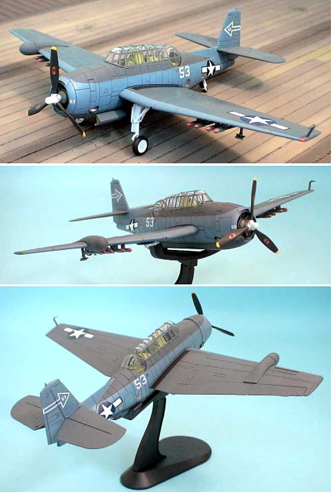 TBM-3 アベンジャー 夜間戦闘爆撃機隊 完成品 (ホビーマスター 1/72 エアパワー シリーズ （レシプロ） No.HA1205) 商品画像_2