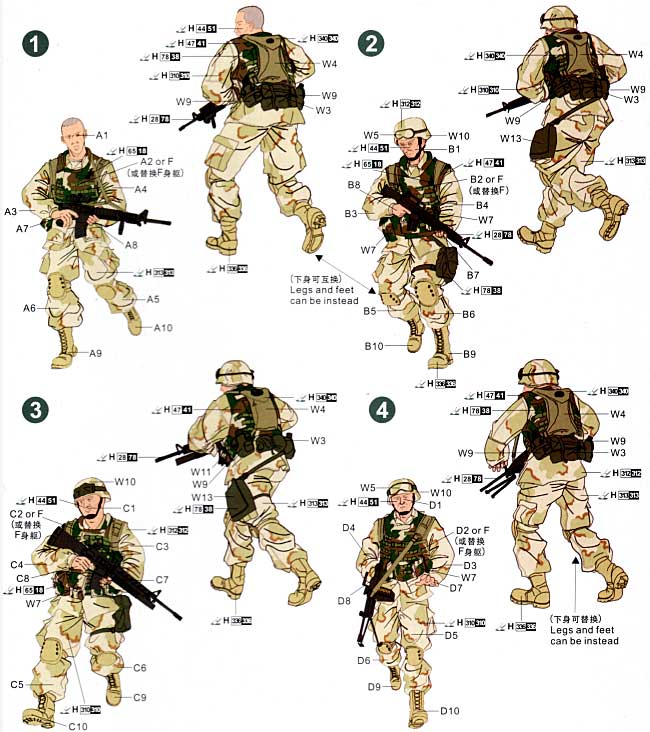 アメリカ陸軍 現用歩兵 イラク 2005 プラモデル (トランペッター 1/35 ＡＦＶシリーズ No.00418) 商品画像_1