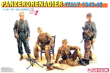 ドイツ装甲擲弾兵 イタリア 1943-45 プラモデル (ドラゴン 1/35 