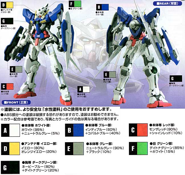 GN-001 ガンダム エクシア プラモデル (バンダイ 1/100 機動戦士ガンダム 00 （ダブルオー） No.001) 商品画像_2