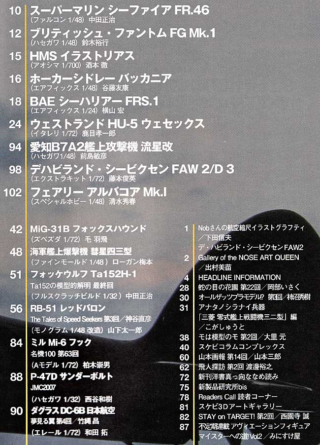 スケール アヴィエーション 2008年11月号 雑誌 (大日本絵画 Scale Aviation No.Vol.064) 商品画像_1