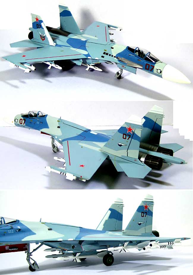 スホーイ Su-27 フランカー ロシア空軍 RED 07 Evil Eye 完成品 (ウイッティ・ウイングス 1/72 スカイ ガーディアン シリーズ （現用機） No.74122) 商品画像_1