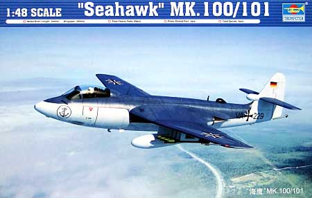 ホーカーシーホーク Mk.100/101 プラモデル (トランペッター 1/48 エアクラフト プラモデル No.02827) 商品画像