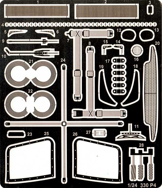 フェラーリ 330P4 グレードアップパーツ エッチング (スタジオ27 ツーリングカー/GTカー デティールアップパーツ No.FP24115) 商品画像_1