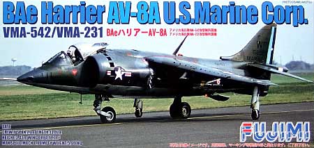 Bae ハリアー AV-8A (アメリカ海兵隊所属機） プラモデル (フジミ AIR CRAFT （シリーズF） No.F-057) 商品画像