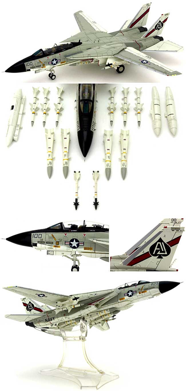 F-14A トムキャット VF-41 ブラックエーセズ (AJ100/1978年） 完成品 (センチュリー ウイングス 1/72 ダイキャストモデル エアプレーン No.588684) 商品画像_1