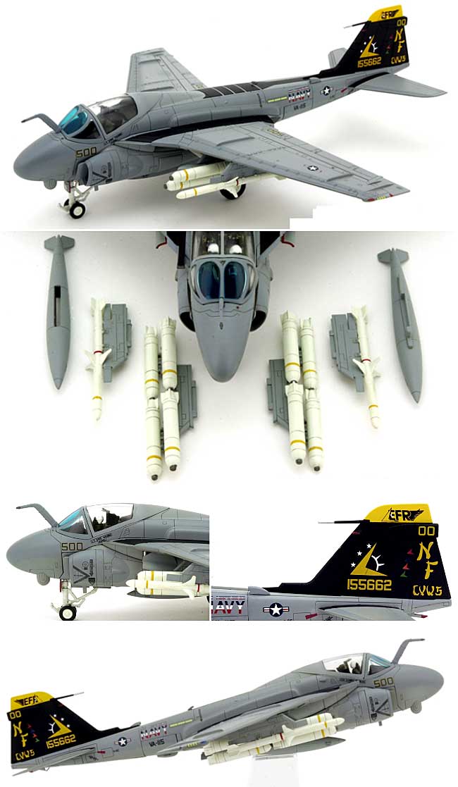 A-6E イントルーダー VA-115 イーグルス (NF500/1996年 ラストフライト） 完成品 (センチュリー ウイングス 1/72 ダイキャストモデル エアプレーン No.588783) 商品画像_1