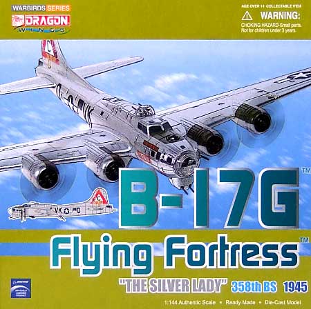 B-17G フライングフォートレス シルバー レディ 358th BS 1945 完成品 (ドラゴン 1/144 ウォーバーズシリーズ No.51004) 商品画像