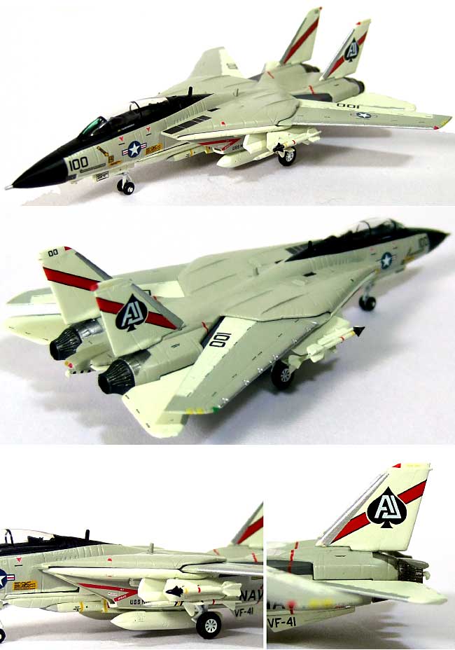 F-14A トムキャット VF-41 ブラックエイセス AJ100 1978年 完成品 (ワールド・エアクラフト・コレクション 1/200スケール ダイキャストモデルシリーズ No.22058) 商品画像_1