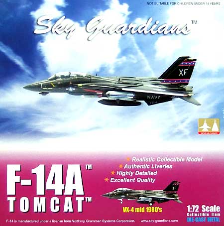 F-14A トムキャット VX-4 バンディ 1 完成品 (ウイッティ・ウイングス 1/72 スカイ ガーディアン シリーズ （現用機） No.74464) 商品画像