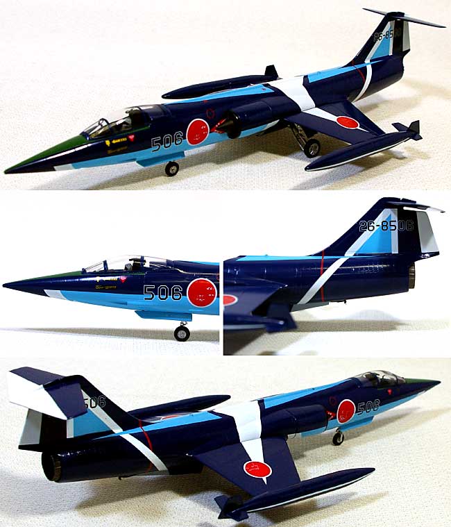 F-104J スターファイター 航空自衛隊 T-2 ブルー塗装 知念分屯基地 完成品 (ウイッティ・ウイングス 1/72 スカイ ガーディアン シリーズ （現用機） No.74312) 商品画像_1