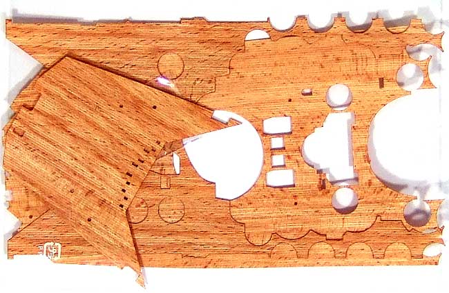 戦艦 大和用 木製甲板セット (1/350スケール） 甲板シート (新撰組 マイスタークロニクル パーツ No.MCP003) 商品画像_1