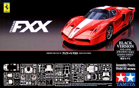 フェラーリ FXX ブラックバージョン プラモデル (タミヤ カーモデル スケール限定品) 商品画像