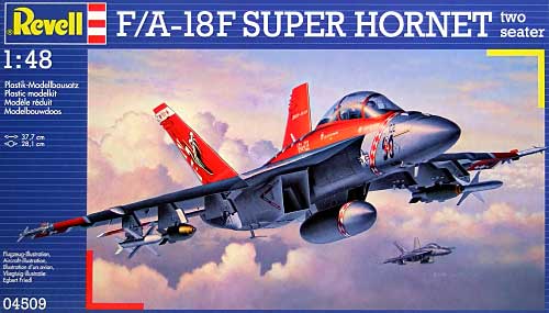 F/A-18F スーパーホーネット (副座型） プラモデル (レベル 1/48 飛行機モデル No.04509) 商品画像