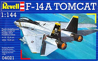 F-14A トムキャット ジョリーロジャース プラモデル (レベル 1/144 飛行機 No.04021) 商品画像