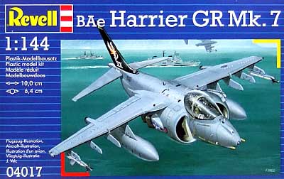 Bae ハリアー GR Mk.7 プラモデル (レベル 1/144 飛行機 No.04017) 商品画像